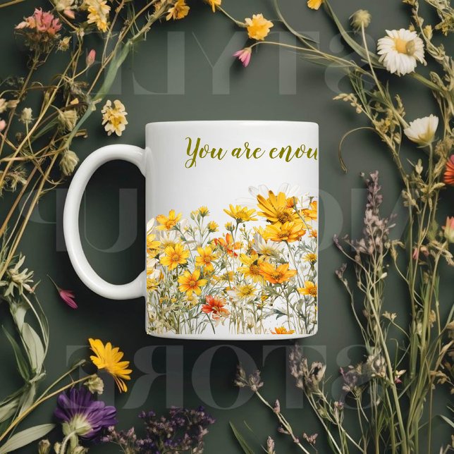 Taza Bicolor Mug de flores silvestres personalizadas (Subido por el creador)