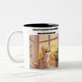 Taza Bicolor Mug de gato