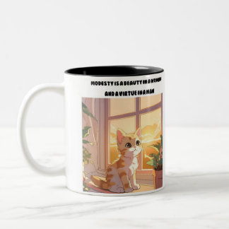 Taza Bicolor Mug de gato
