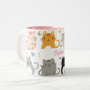 Taza Bicolor Mug de gato Personalizado personalizado - Regalo d