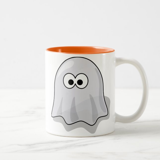 Taza Bicolor Mug de Halloween fantasma (Derecha)