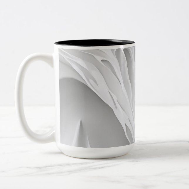 Taza Bicolor Mug de honeycomb blanco (Izquierda)