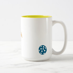 Taza Bicolor Mug de humor para bolas de pollo