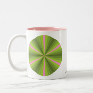 Taza Bicolor Mug de ilusión de primavera