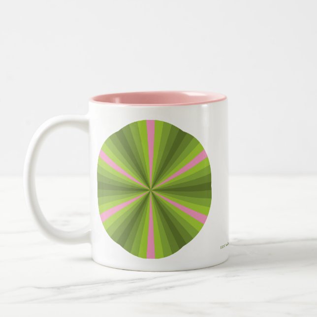 Taza Bicolor Mug de ilusión de primavera (Izquierda)