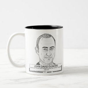 Taza Bicolor ¡Mug de Juan David Du Wors en más que apenas las