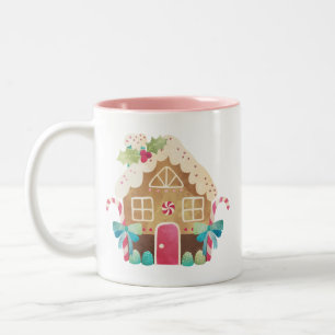 Taza Bicolor Mug de la casa de Gingerbread Sweet