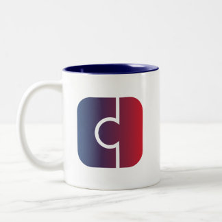 Taza Bicolor Mug de logotipo de aplicación de CNCT