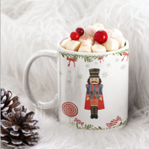 Mug de los Navidades de la vaca roja de la candele