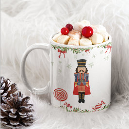 Taza Bicolor Mug de los Navidades de la vaca roja de la candele