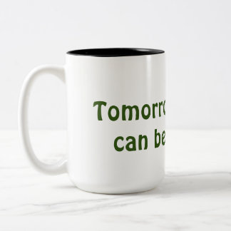 Taza Bicolor Mug de los sueños de mañana