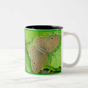 Taza Bicolor Mug de mariposa de Little Wood Satyr