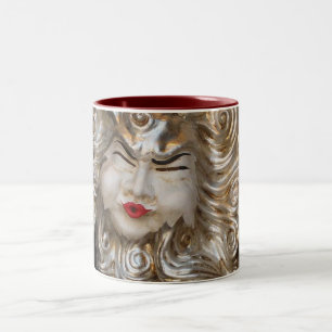 Taza Bicolor Mug de máscaras venecianas