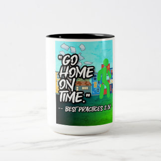 Taza Bicolor Mug de mejores prácticas