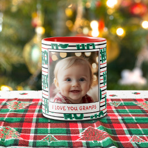 Taza Bicolor Mug de Navidades de fotos de corte