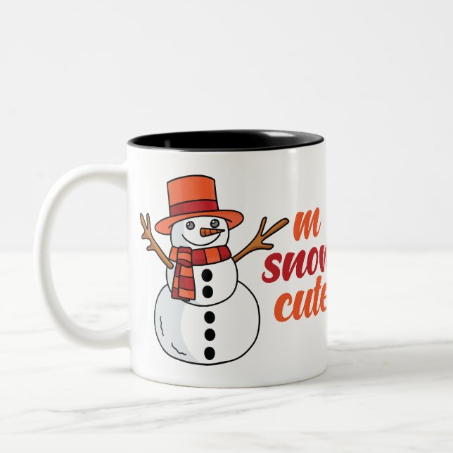 Taza Bicolor Mug de Navidades merry y Bright (Izquierda)