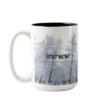 Mug de nieve con mensaje personalizado