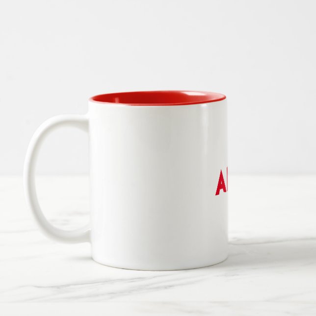 Taza Bicolor Mug de nombre personalizado (Izquierda)