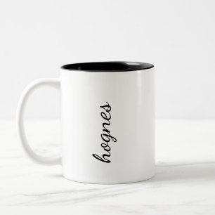 Taza Bicolor Mug de nombre personalizado