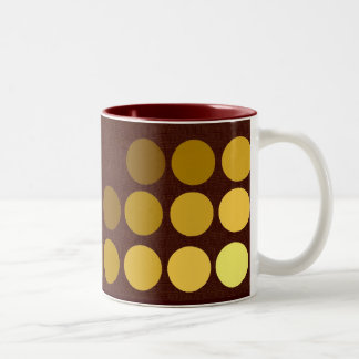 Taza Bicolor Mug. de nombre personalizado de retro Groova