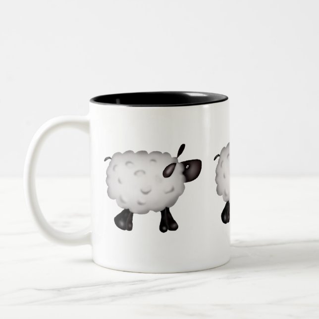 Taza Bicolor Mug de oveja (Izquierda)