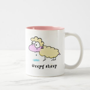 Taza Bicolor Mug de oveja espantosa