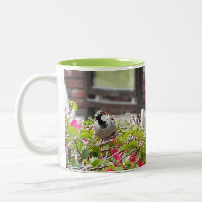 Taza Bicolor Mug de pájaro dulce (Izquierda)