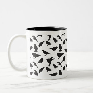 Taza Bicolor Mug de pájaro pateada