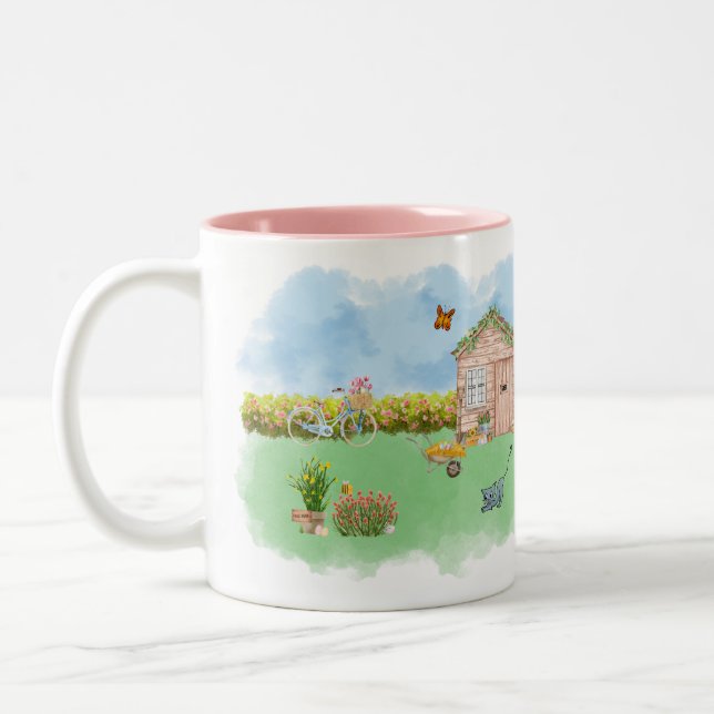 Taza Bicolor Mug de Pascua (Izquierda)