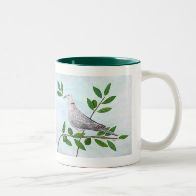 Taza Bicolor Mug de paz (Derecha)