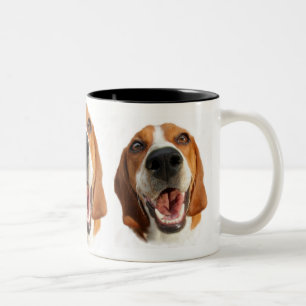 Taza Bicolor Mug de perro feliz