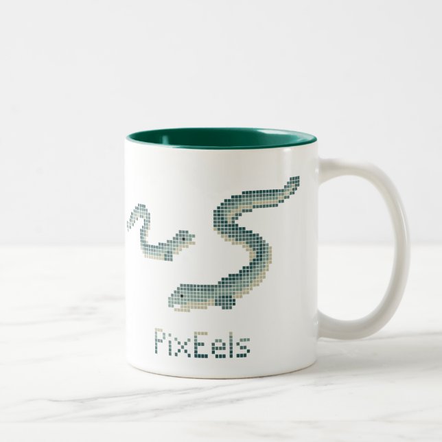 Taza Bicolor Mug de PixEels (Derecha)