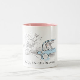 Taza Bicolor Mug de preocupación compulsiva