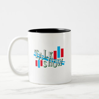 Taza Bicolor Mug de programa de llamadas