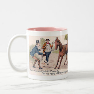 Taza Bicolor Mug. de recuerdo Charles Dickens