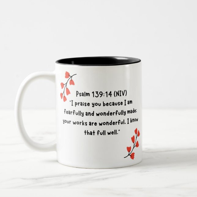 Taza Bicolor Mug de secuencias de comandos (Izquierda)