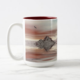 Taza Bicolor Mug. de secuencias de comandos