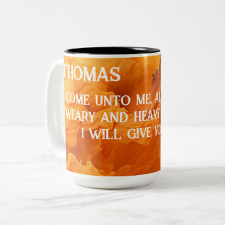 Taza Bicolor Mug de secuencias de comandos personalizadas