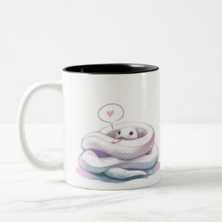Taza Bicolor Mug de serpiente suave