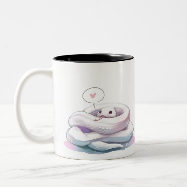 Taza Bicolor Mug de serpiente suave (Izquierda)