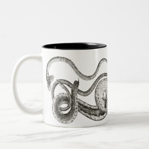 Taza Bicolor Mug de serpiente vintage