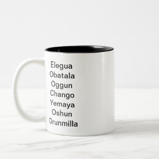 Taza Bicolor Mug de siete potencias africanas