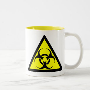 Taza Bicolor Mug de símbolo BIohazard