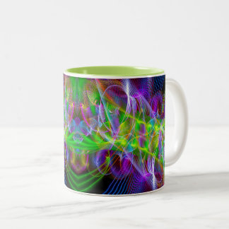 Taza Bicolor Mug. De Swirl Ligero