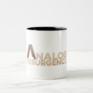 Taza Bicolor Mug de título de reurgencias analógicas