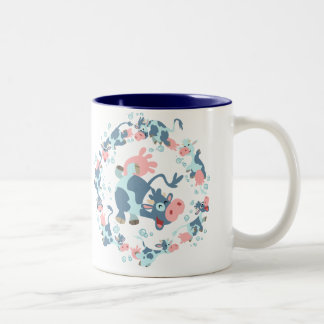 Taza Bicolor Mug de vacas marinas de Personalizado suave