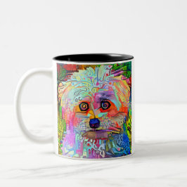 Taza Bicolor Mug de Vibes con visión paw