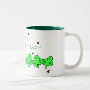 Taza Bicolor Mug del Día de San Patricio