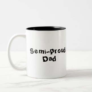 Taza Bicolor Mug del Día del Padre semi-orgulloso