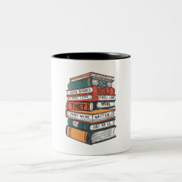 Taza Bicolor Mug del libro
